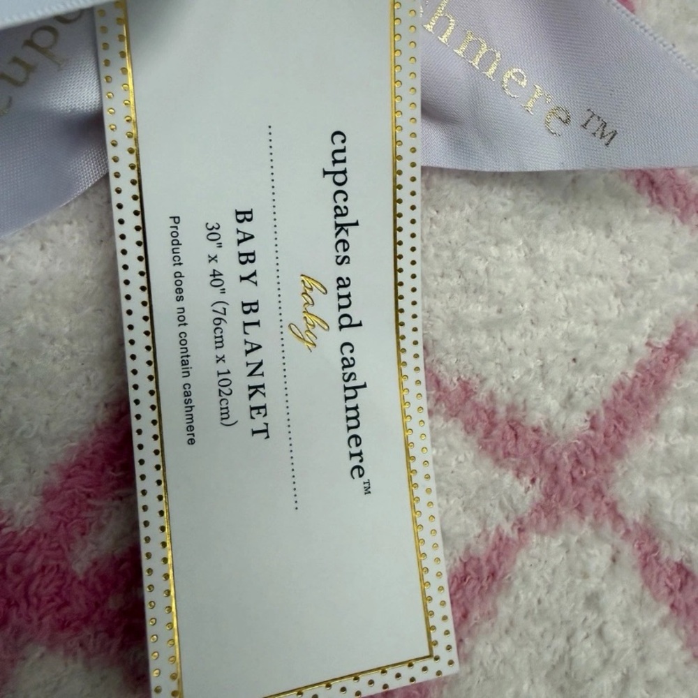 Cupcakes & Cashmere Plush Baby Blanket - Picture 2 of 2